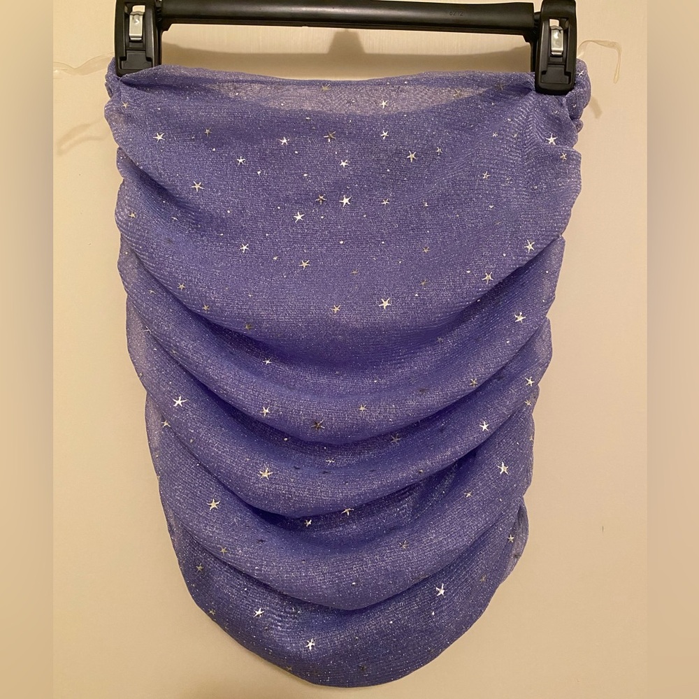 Dolls Kill Purple Ruched Mini Skirt